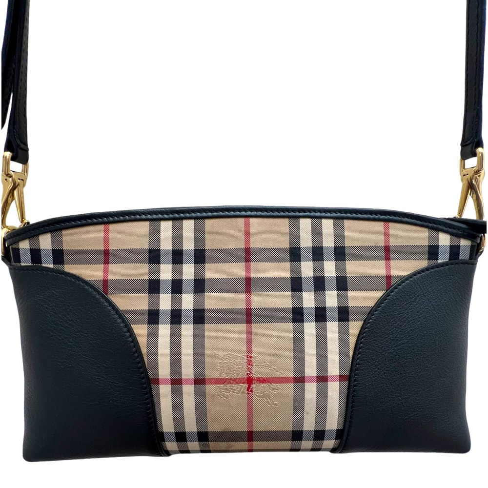 BURBERRY Calfskin Vintage Check Crossbody